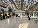 Refurbished Aberdeen Station interior looking North